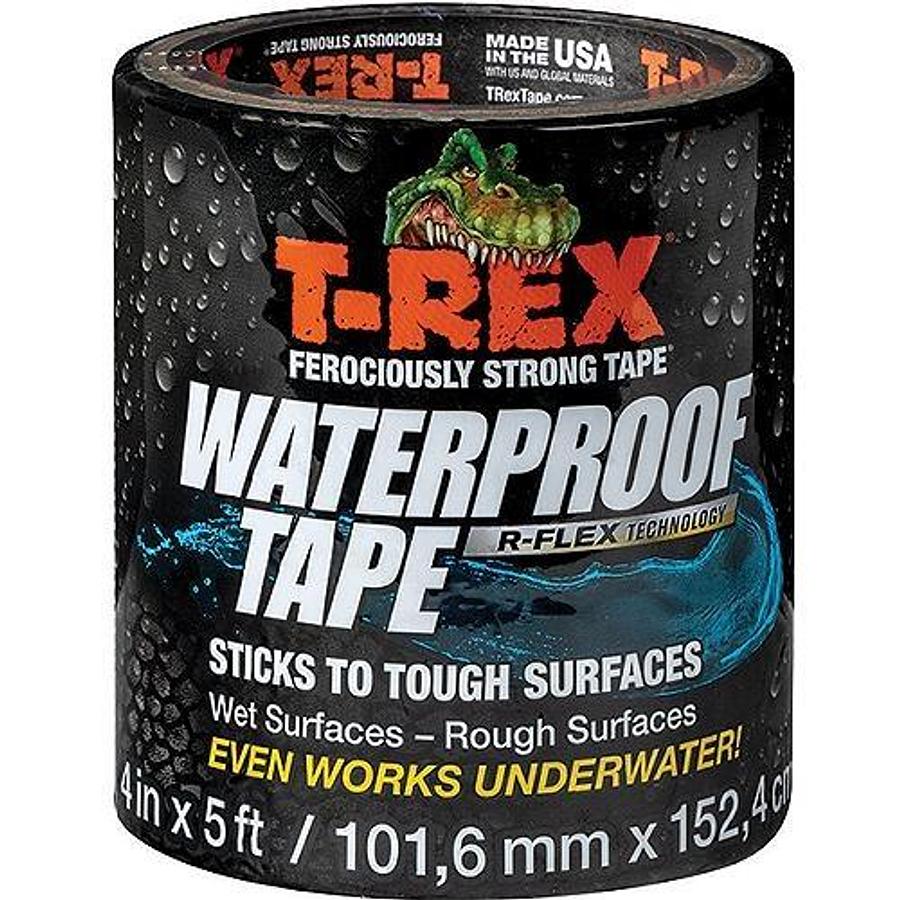 T-Rex Waterproof Repair Tape - 4in. W x 5ft. L - Black