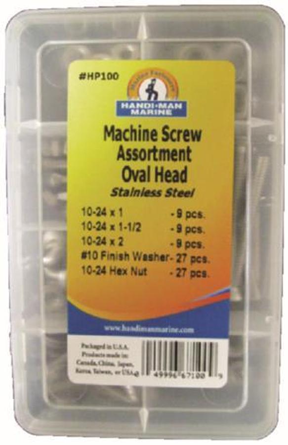 Oval Head Machine Screw Kit