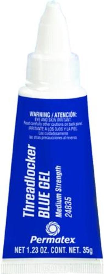 Medium Strength Threadlocker Gel - 35g. - Blue