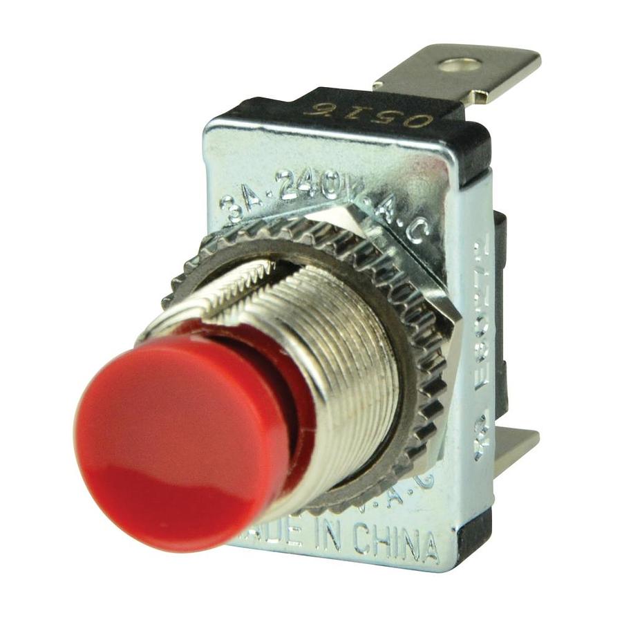 Momentary Contact Switch - Red