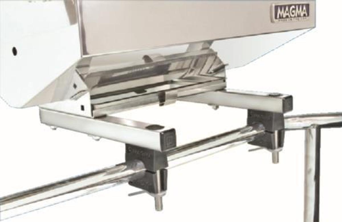 Standard Duty Dual Horizontal Round Rail Mount - Extended 1in.