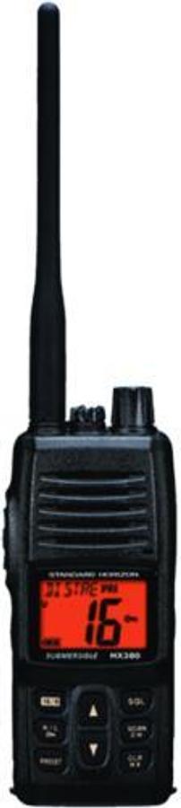 HX380 Commercial Grade Handheld VHF with Programmable Land Mobile Channels