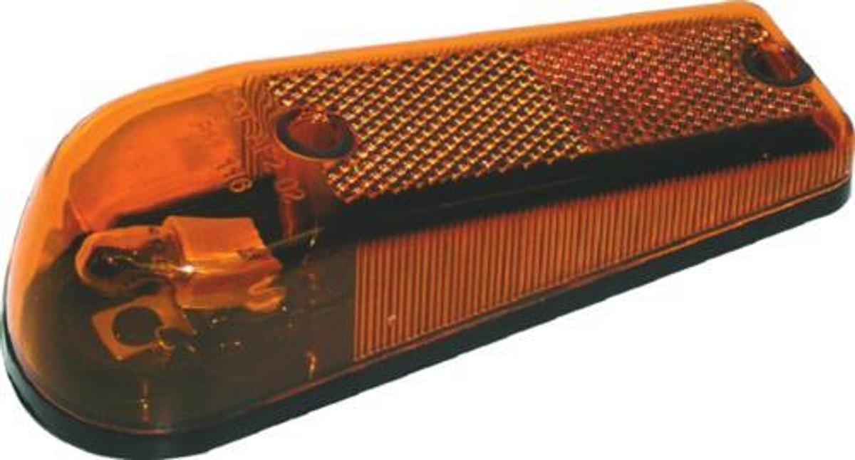 Clearance/Side Marker Light with Reflex - Amber