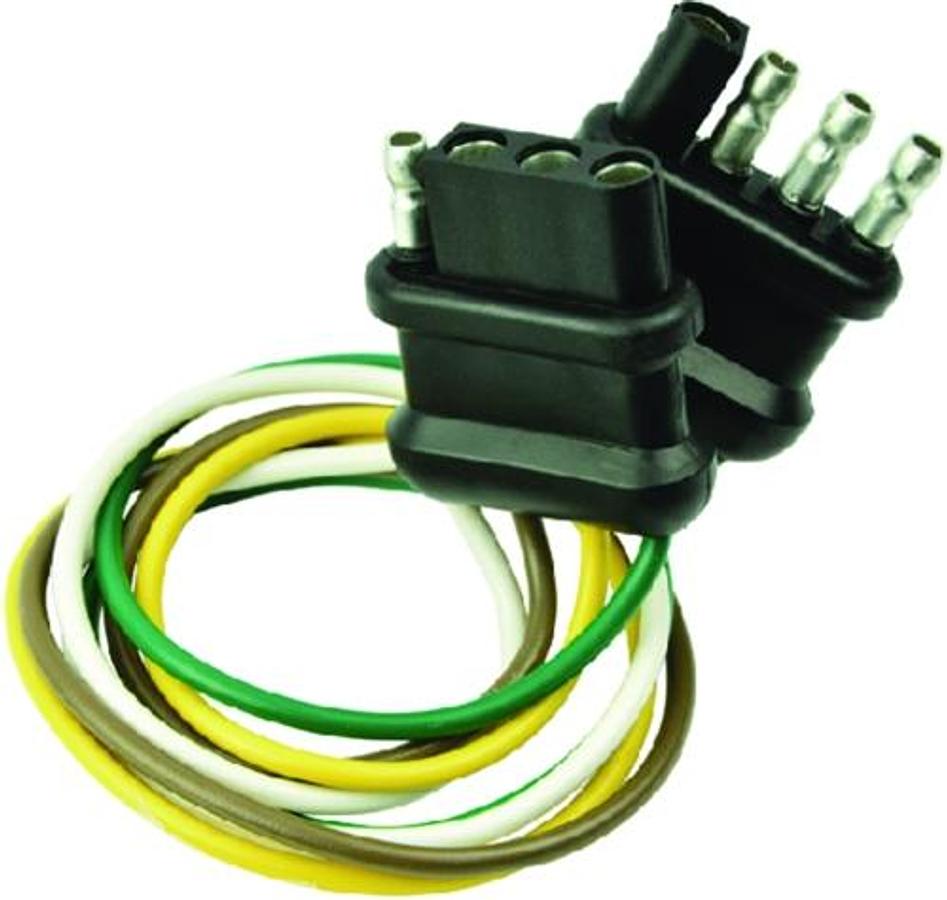 4-Way Flat Connector - Trailer & Vehicle Connectors