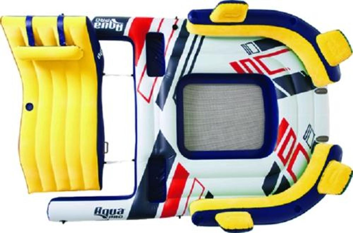 Giant Party Raft with Detachable Docking Lounge - 6-7 Riders