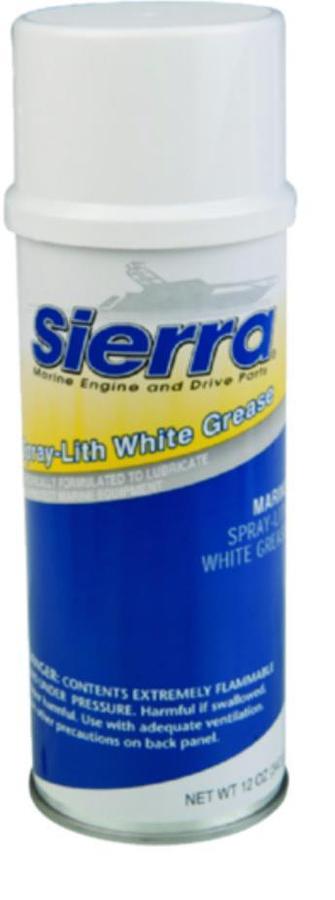 White Lithium Spray Grease - 12oz. Spray