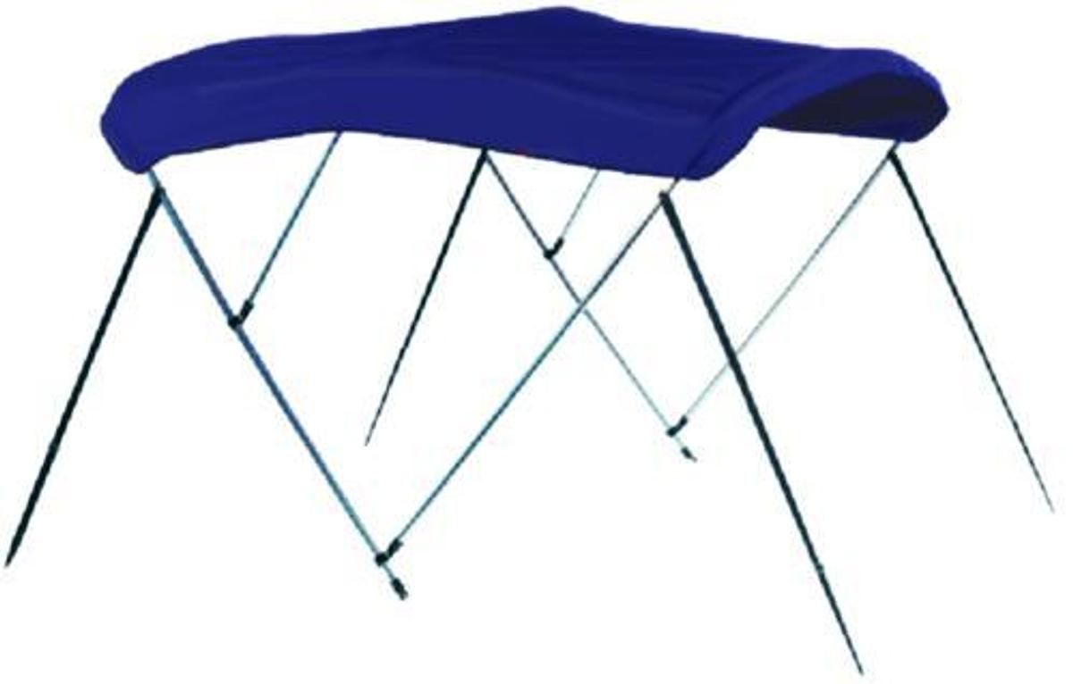 3 Bow 36in. Bimini Top - 79in.-84in. - Captain Navy