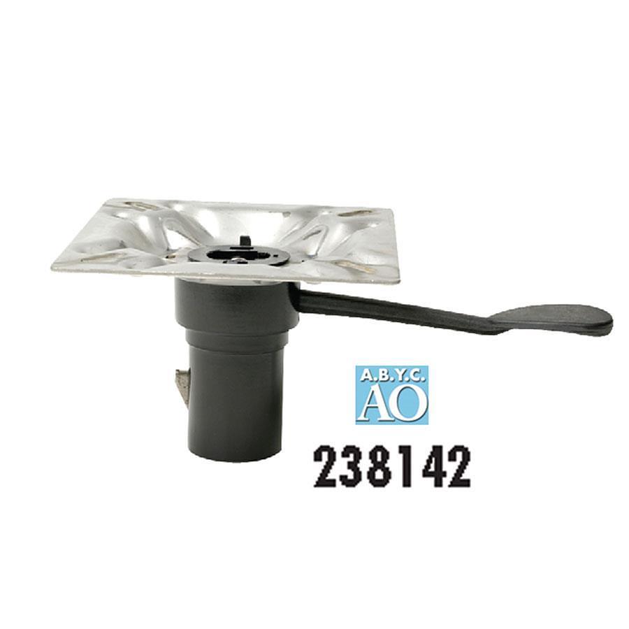 238 Series Seat Mount without Slider - Right Handle - 3deg. - Stainless Steel