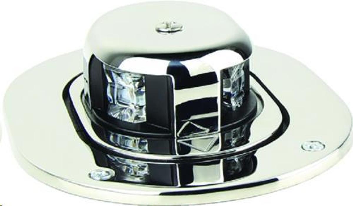 LED Bi-Color Flip Navigation Light - 12V - Red/Green