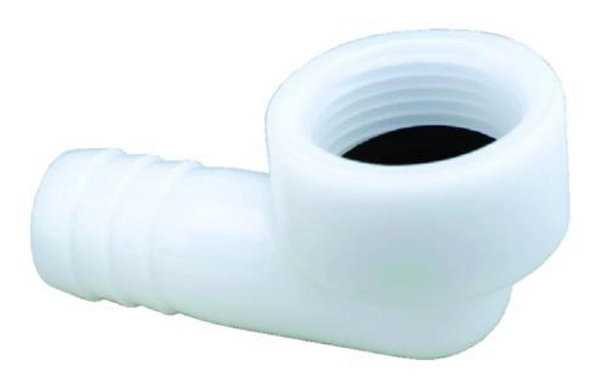 90 deg. Connector Fitting - 3/4in. ID Hose, 3/4in.-14 Thread