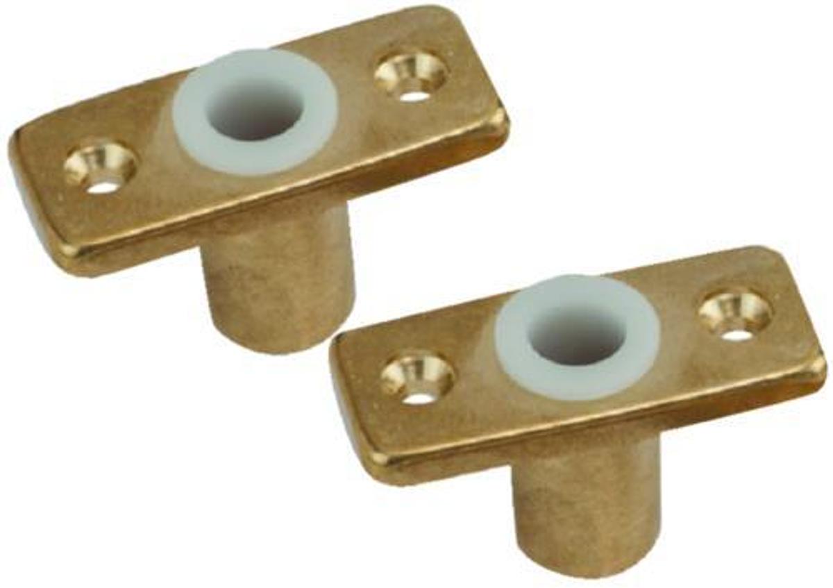 Brass Rowlock Socket - Top Mount (1pr.)