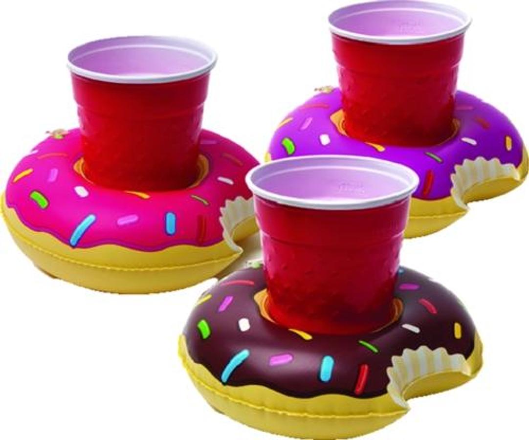 Frosted Donuts Design Beverage Boat - 3/Pkg.