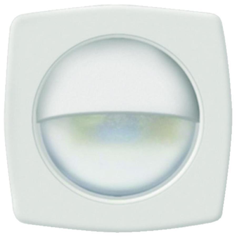 Recessed LED Courtesy/Companion Way Light - Hidden Fasteners - 2.25in. L x 2.25in. W - White