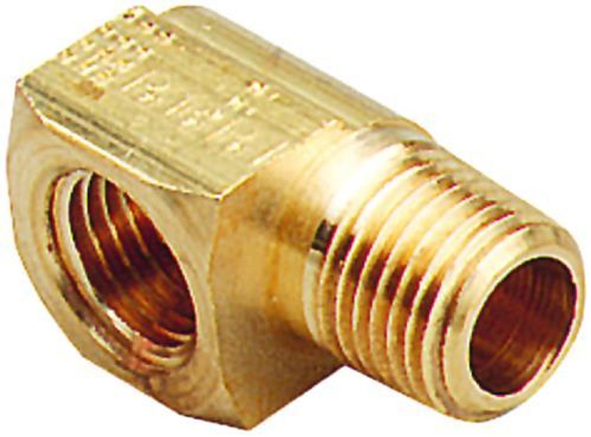 Brass Tank Vent Elbow - 3/8in. NPT Thread