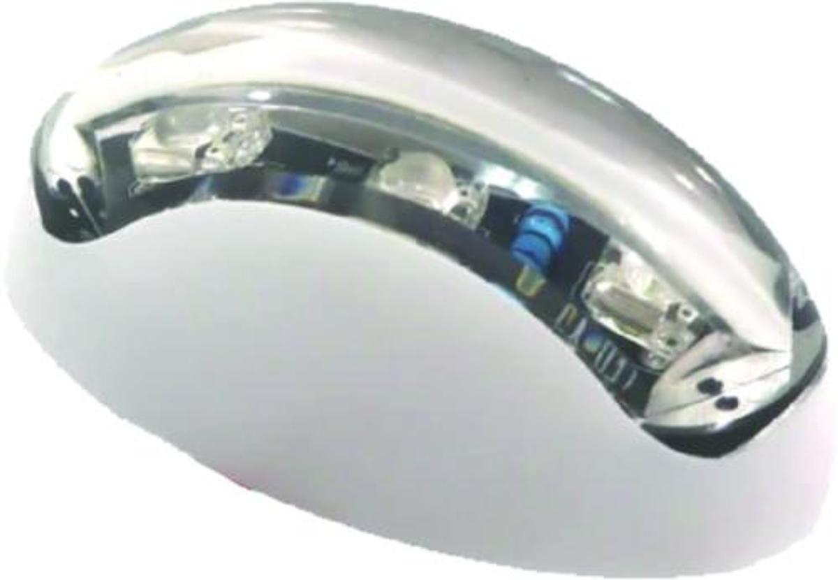 Oval Courtesy Light - White - White LED