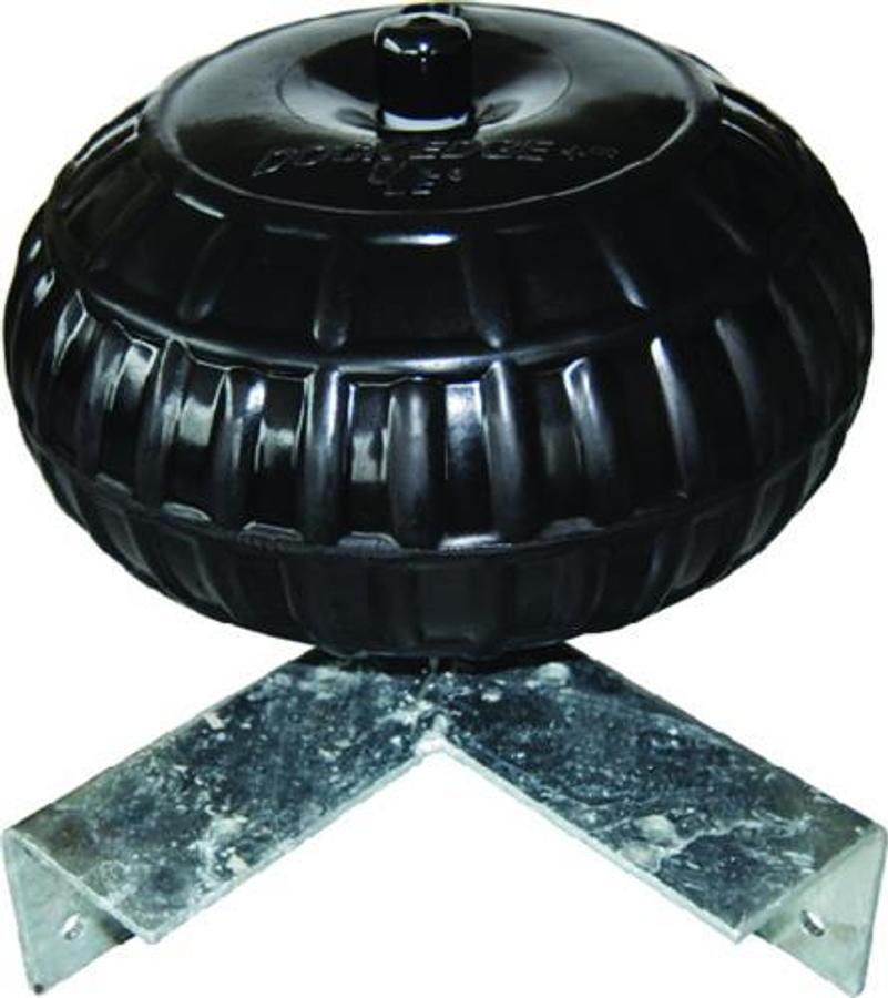 Dock Corner Wheel - 12in. - Black