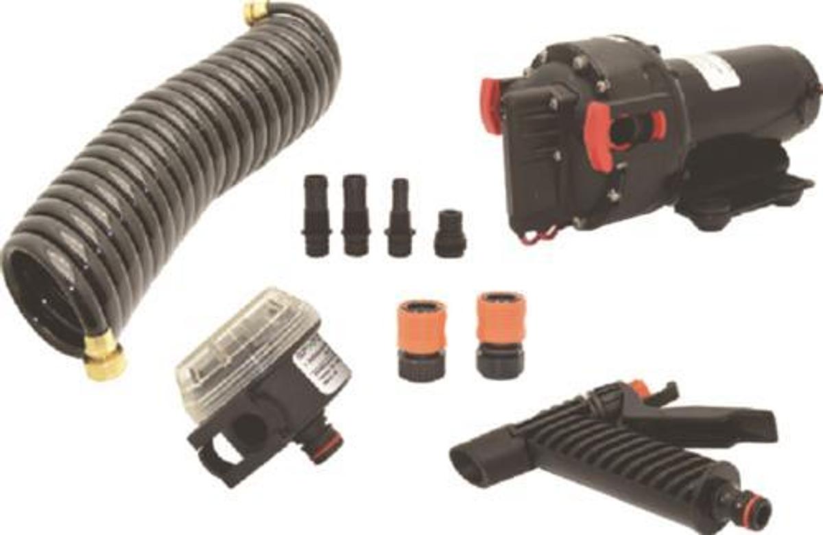 Aqua Jet Washdown Pump Kit - 4.0 GPM - 12 Volts