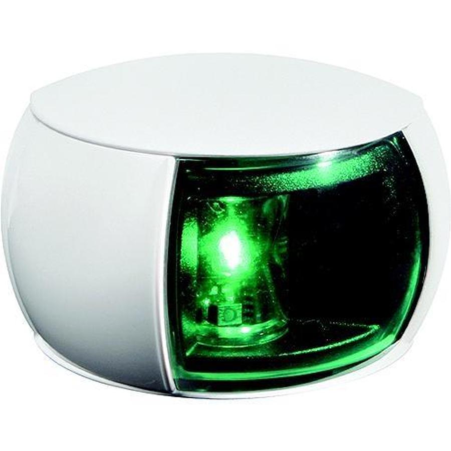 NaviLED Starboard (Green) Side Light Only - White with Green Lens - 1 ea.