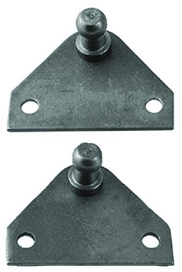 Gas Spring Flat Mounting Hardware - Mtg.Hole-2 - Stainless Steel - 2pk.