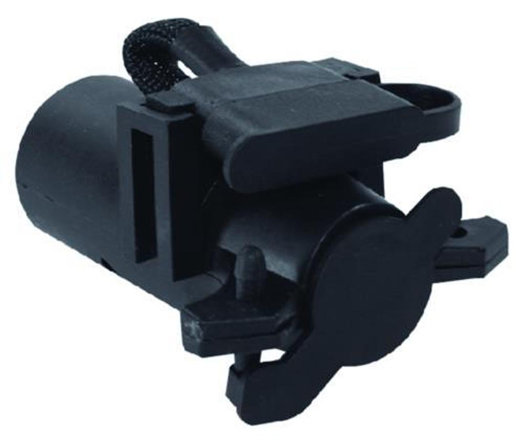 7-Way RV Style Connector to 6-Way Round and 5-Way Flat Trailer Wiring Adapter