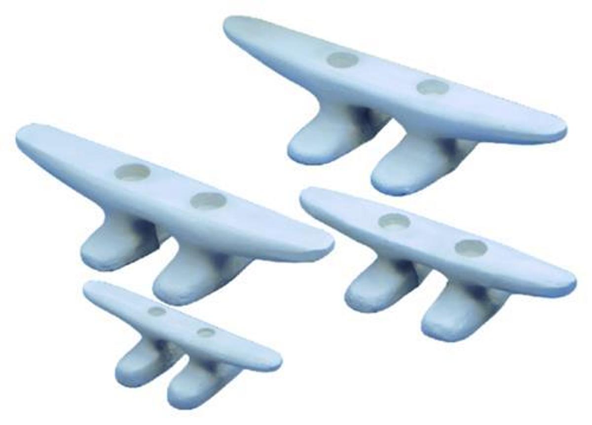 Open Base Cleat - 6in. x 2-3/4in. x 1-1/2in. - Cast Aluminum