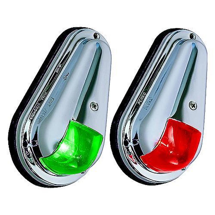 S.S. Vertical Mount Side Lights - 12V