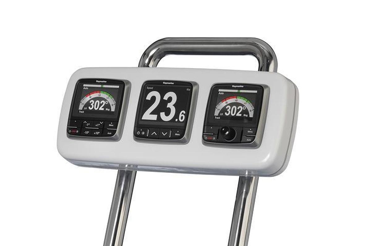 Slim Back Scanpod Helmpod - 3 x Standard Nav Instruments