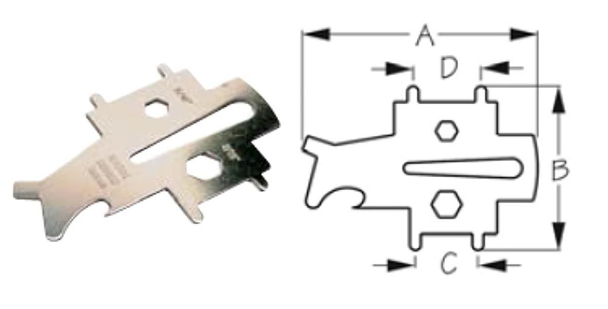 Universal Deck Plate Key