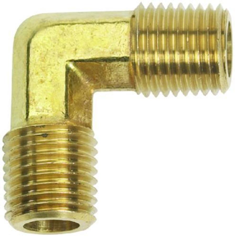 Brass Male/Male Elbow - 1/4in. NPT