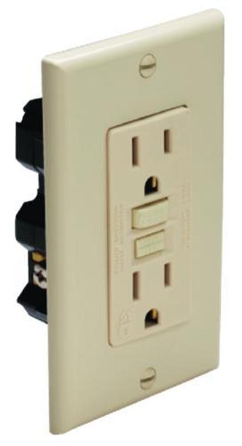GFCI Duplex Receptacle - Ivory