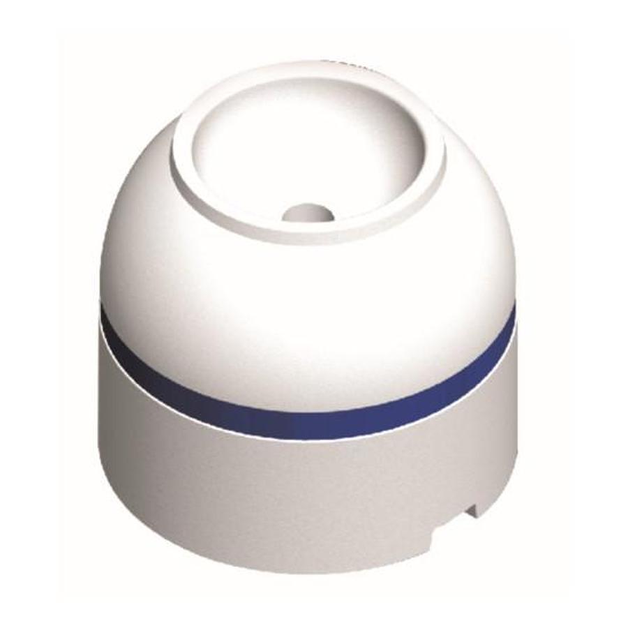 Jim-Buoy Pendant Mooring Buoy - White with Blue Band - 18in. Dia