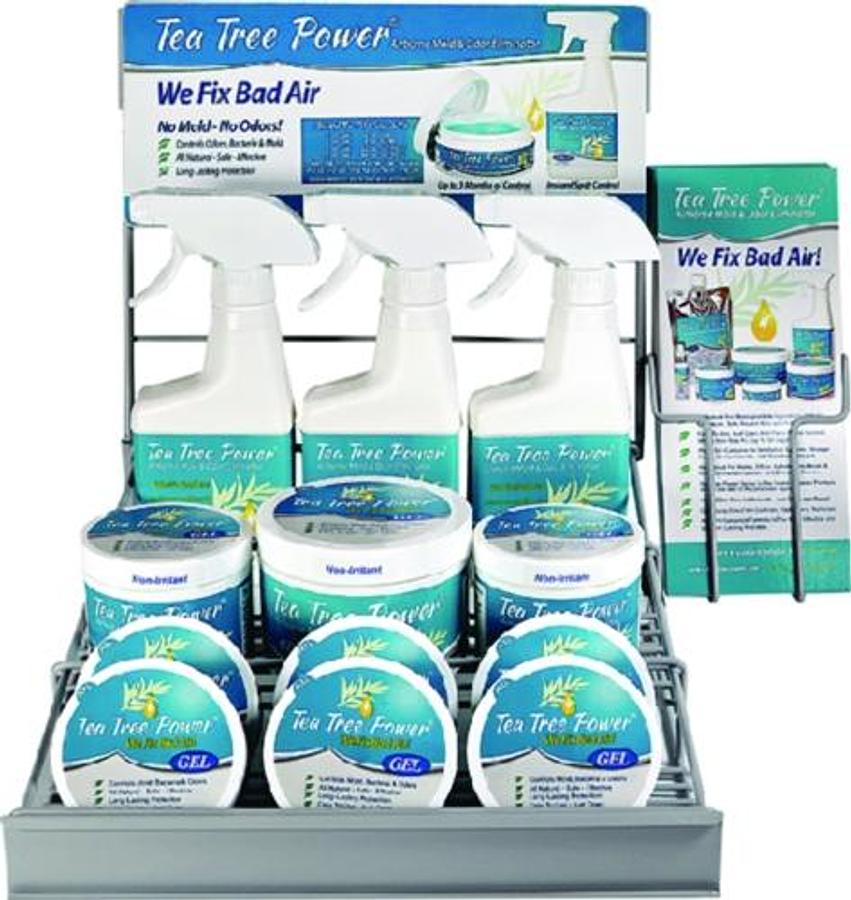 Tea Tree Power Mold And Odor Eliminator Display
