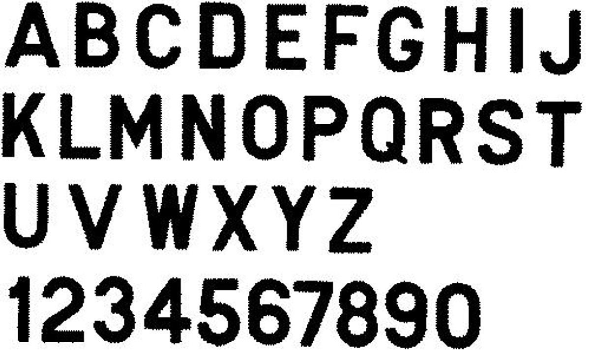 3in. Letter - Black Q - 10 Pack