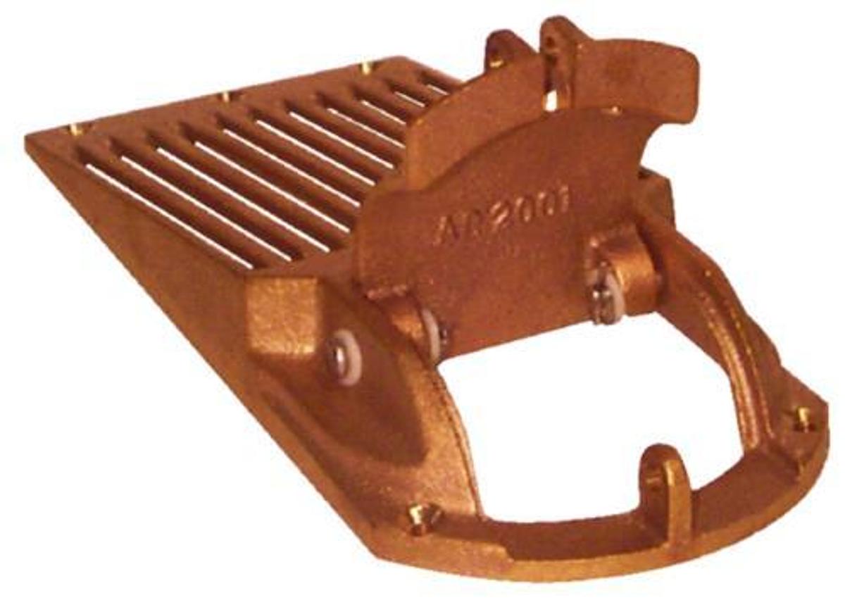Bronze Slotted Hull Strainer - 10.25in. x 4.38in.