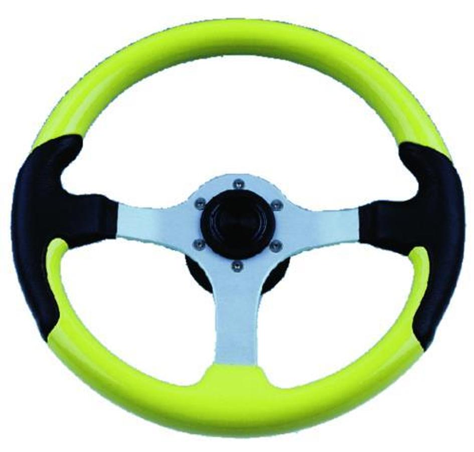 Spargi Steering Wheel - Yellow Rim