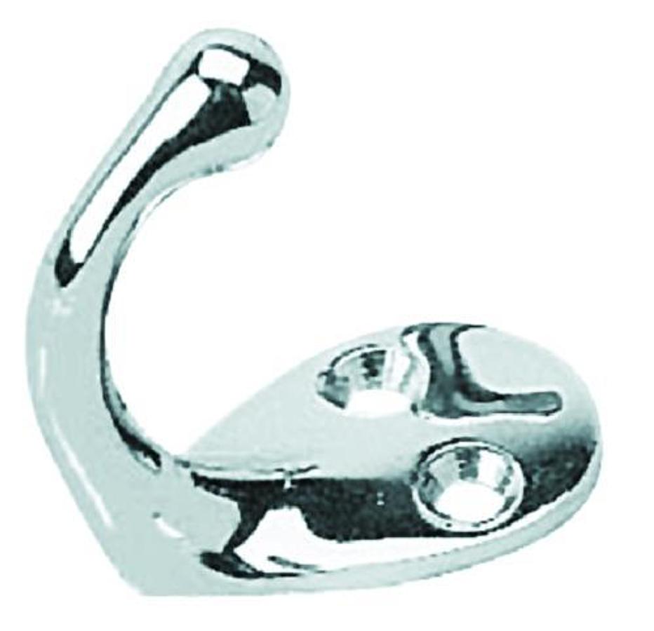 Single Coat Hook - Brass