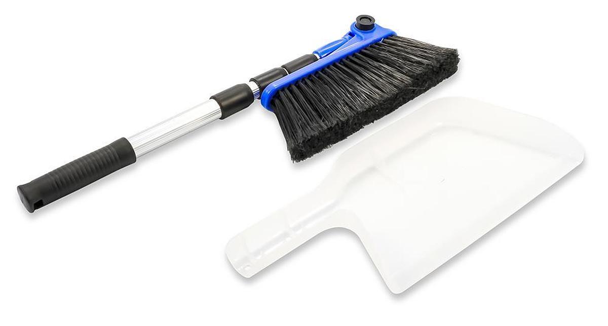 Adjustable Broom with Dust Pan