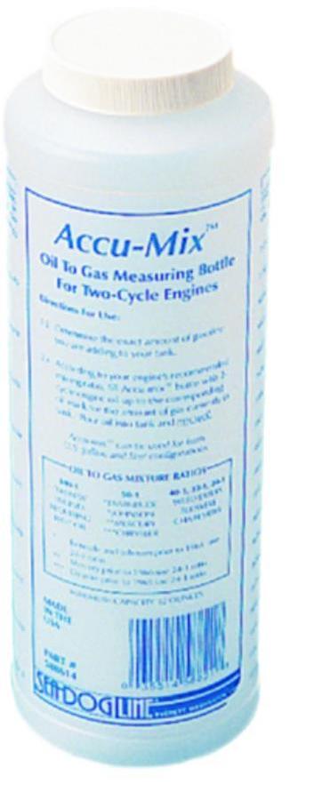 Accu-Mix Oil to Gas Measuring Bottle - 9in.H - 1qt.