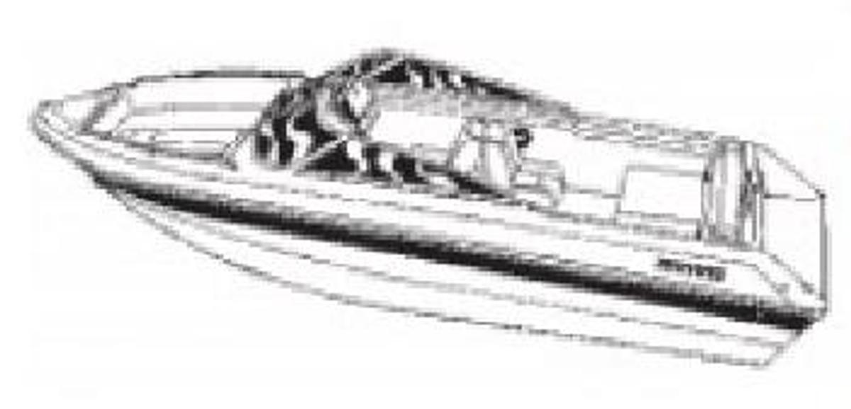 Sun-DURA V-Hull Runabouts w/ Windshield & Hand or Bow Rails I/O Cover - 17ft. 6in. - Mist Gray