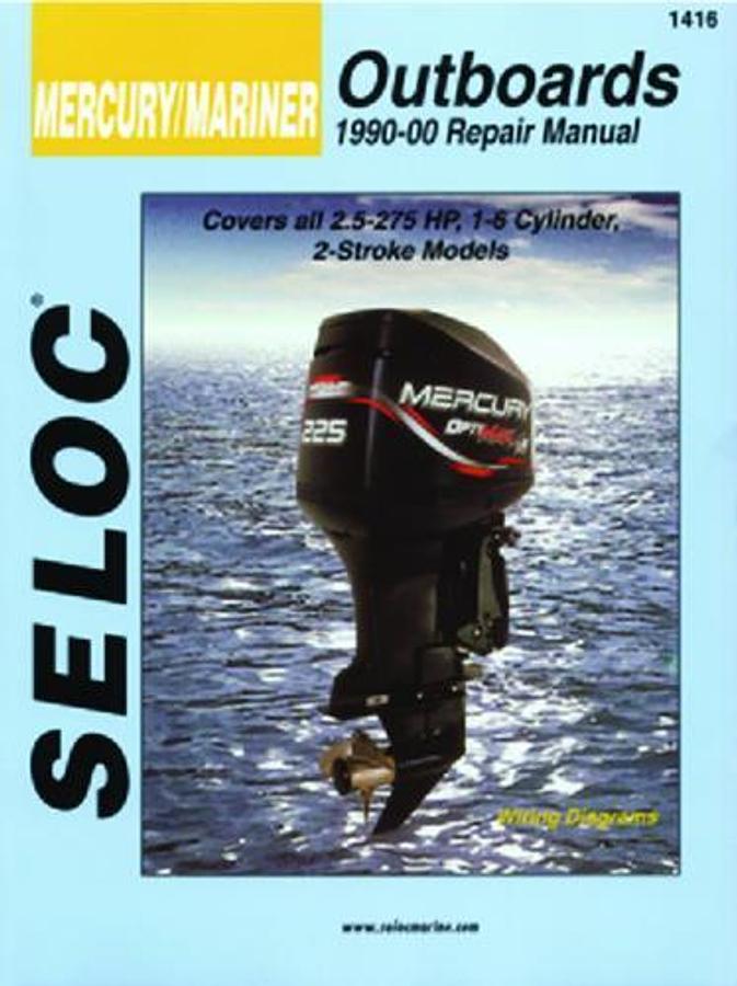 Marine Manual for Mercury/Mariner O/B - All 2 Stroke, Incl. Jet Drives - 2.5-275hp. - 1990-2000