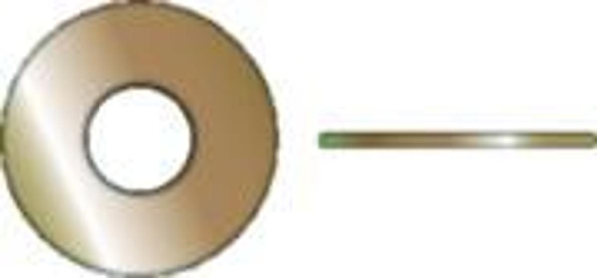 3/8 Flt Wsh 1 Od Sil Brz 100/Bg