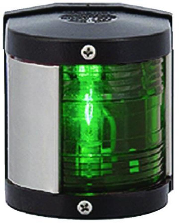 Series 25 Classic Side Light - Starboard - 2.5in. x 2.9in. - Green Lens
