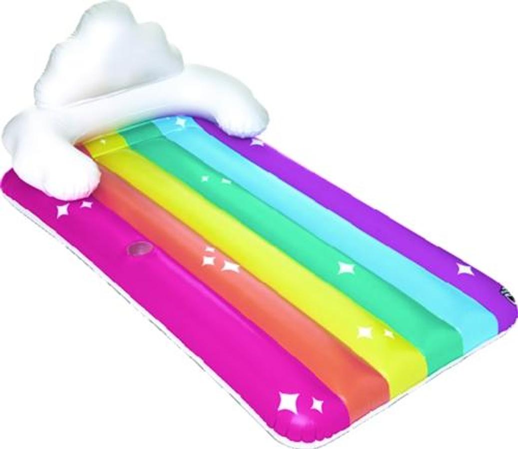 Giant Rainbow Lounge Pool Float