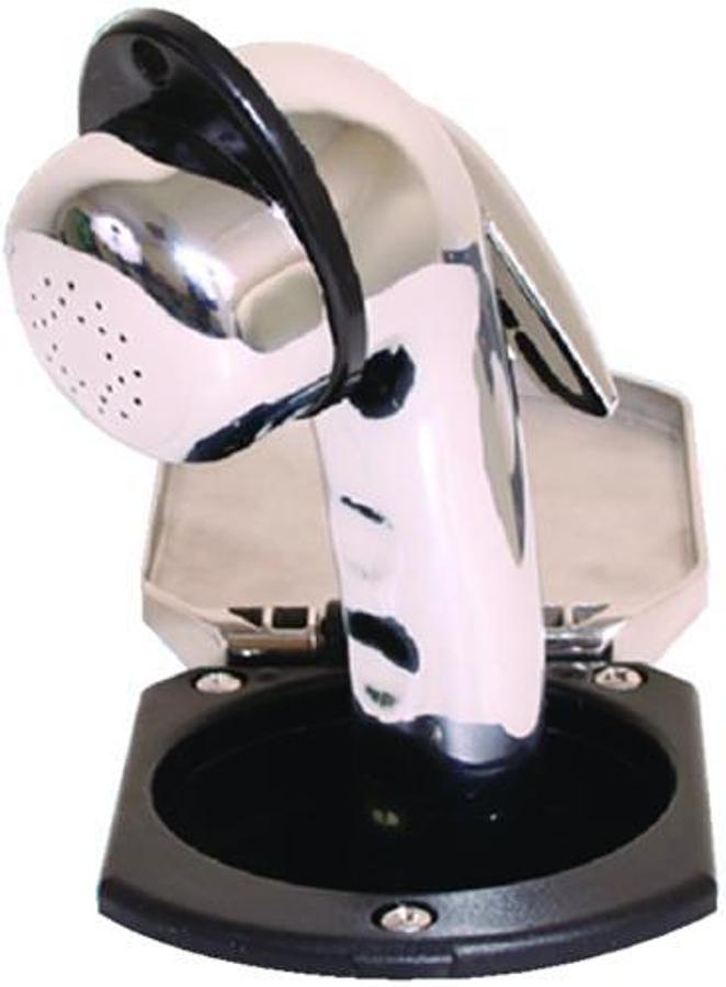 Stainless Steel Recessed Shower - Euro Handle - Chrome