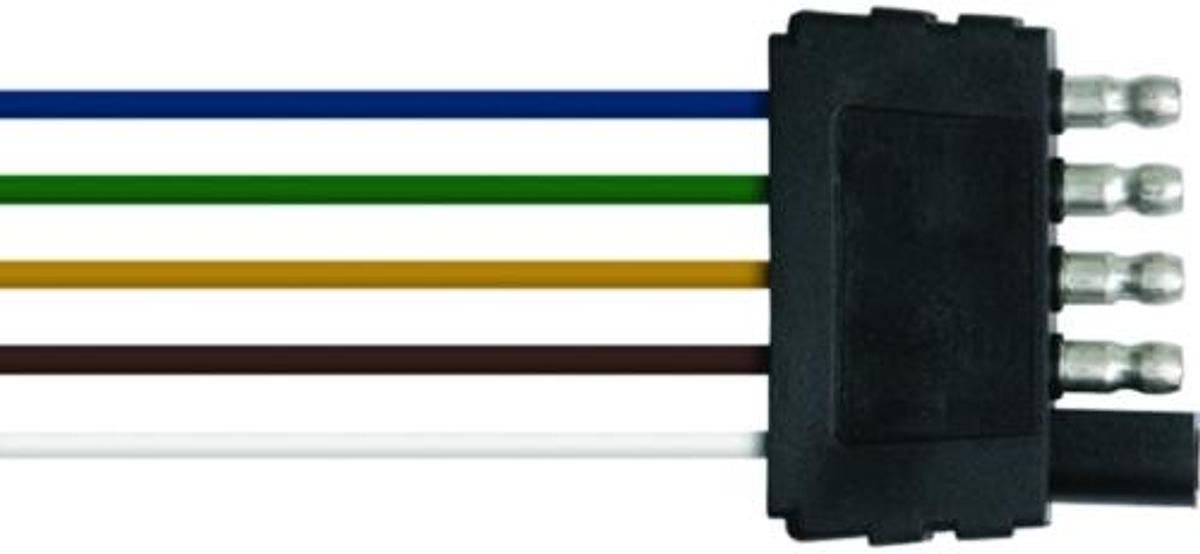 5-Way Flat Connector - Trailer Side Connector