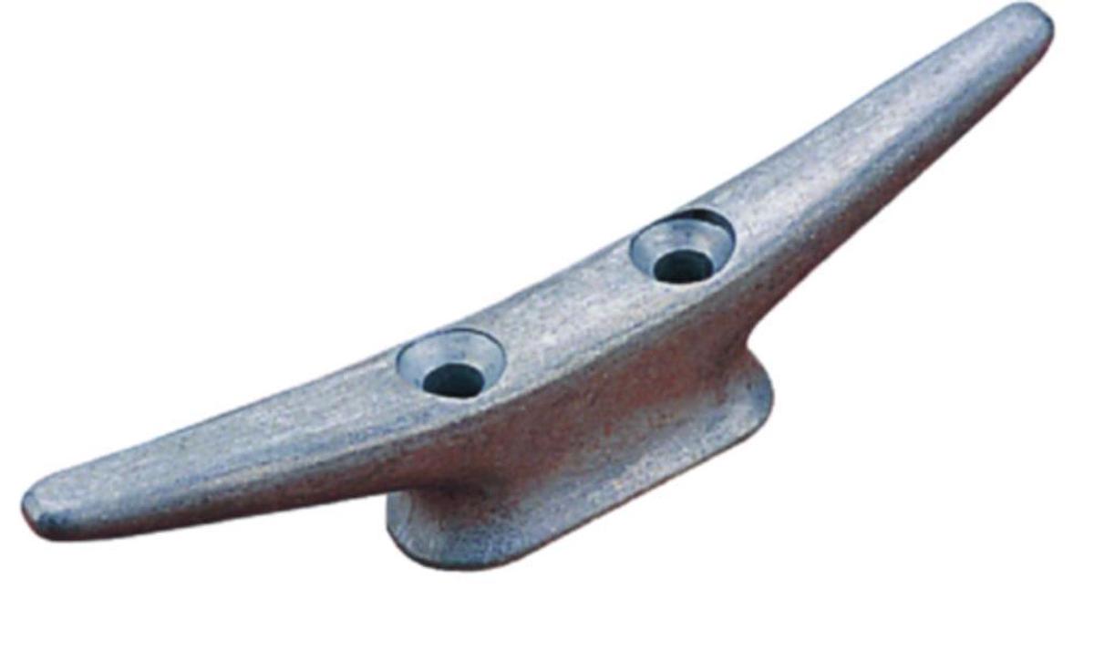 Flat-Head Closed Base Aluminum Cleat - 5inL x 1-1/16in.H - 1-15/16in. Base