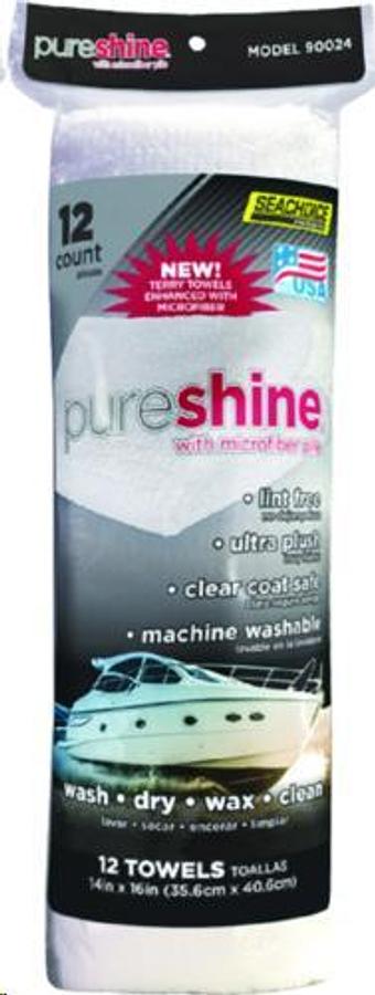 Terry Towels Enhanced With Microfiber - 12 Cloths Bag