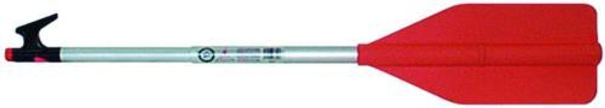 Telescoping Paddle with Boat Hook - 32n. to 66n. - Orange