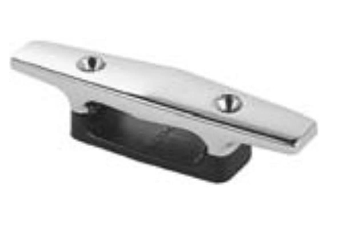 Open Base Cleat w/ Black Plastic Base - 4-1/2in.L - Up To 3/8in. Line Size - #10 Fastener - 2pk.