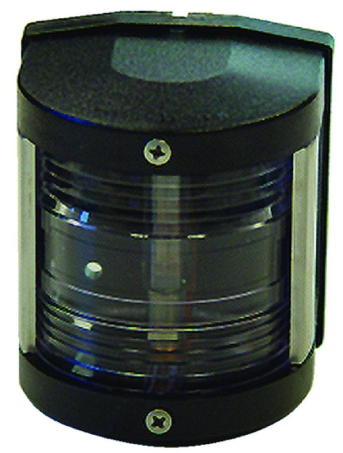 Series 25 Classic Stern Light - Black Housing - White Lens - 2.5in. x 2.9in.